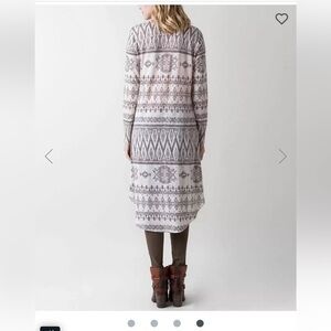 Jolt Printed Duster Cardigan size small